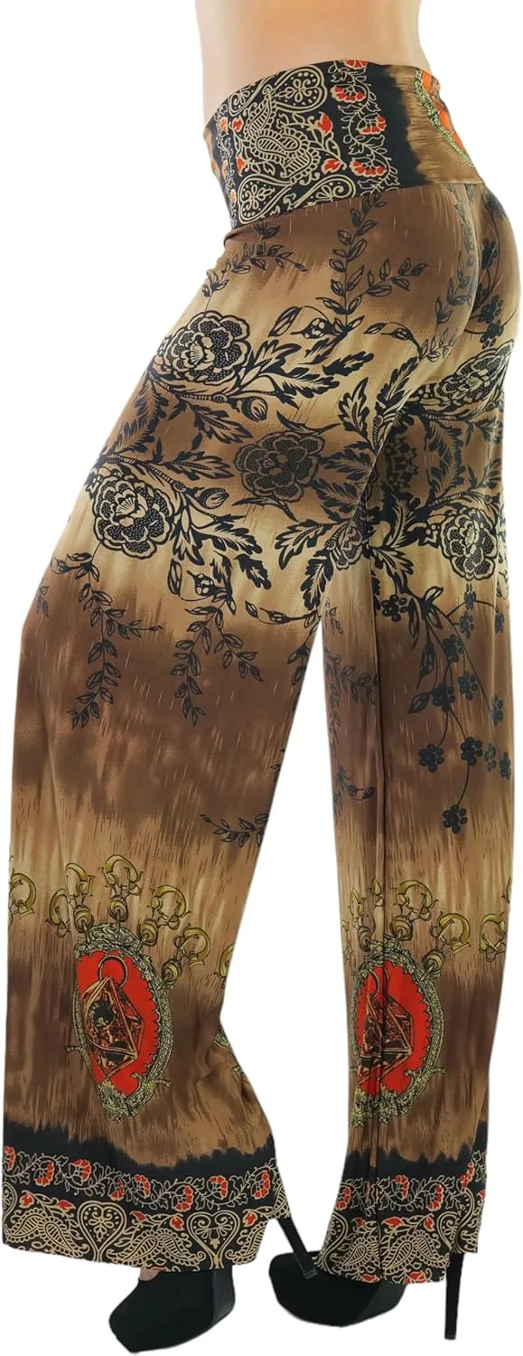 ToBeInStyle Women's Assorted Print Relaxed Harem & Palazzo Pants