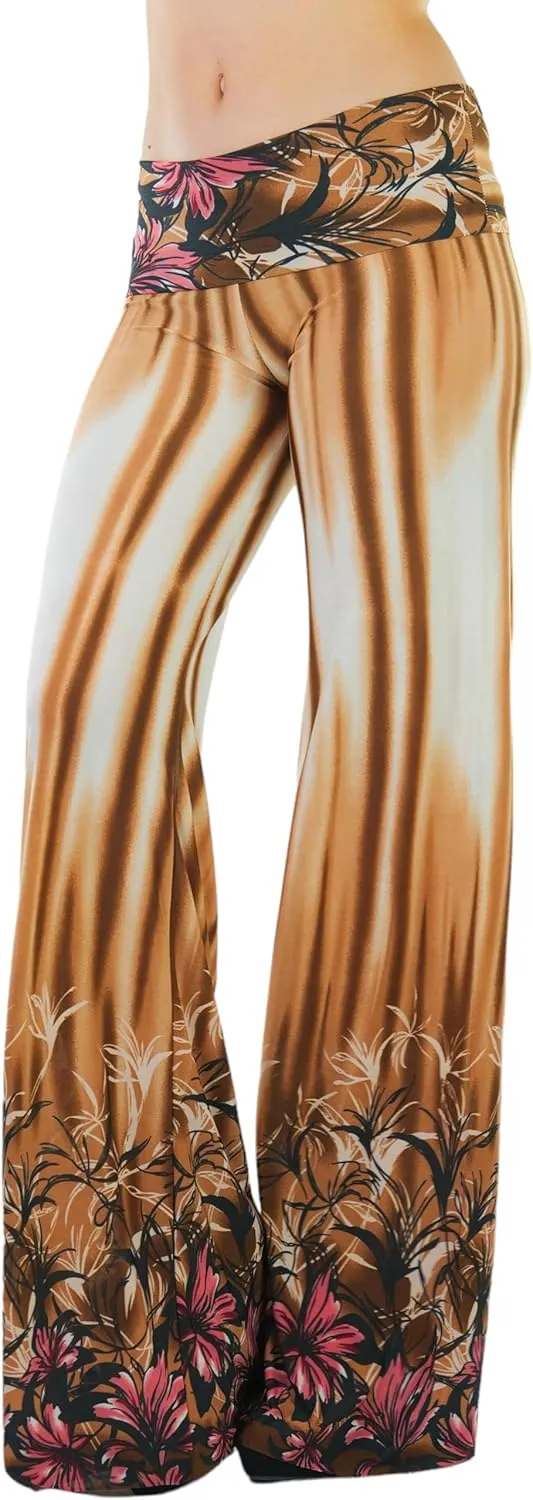 ToBeInStyle Women's Assorted Print Relaxed Harem & Palazzo Pants