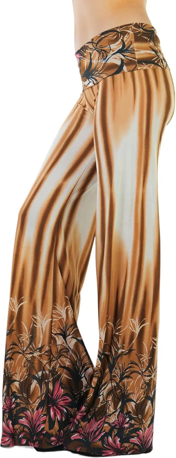 ToBeInStyle Women's Assorted Print Relaxed Harem & Palazzo Pants