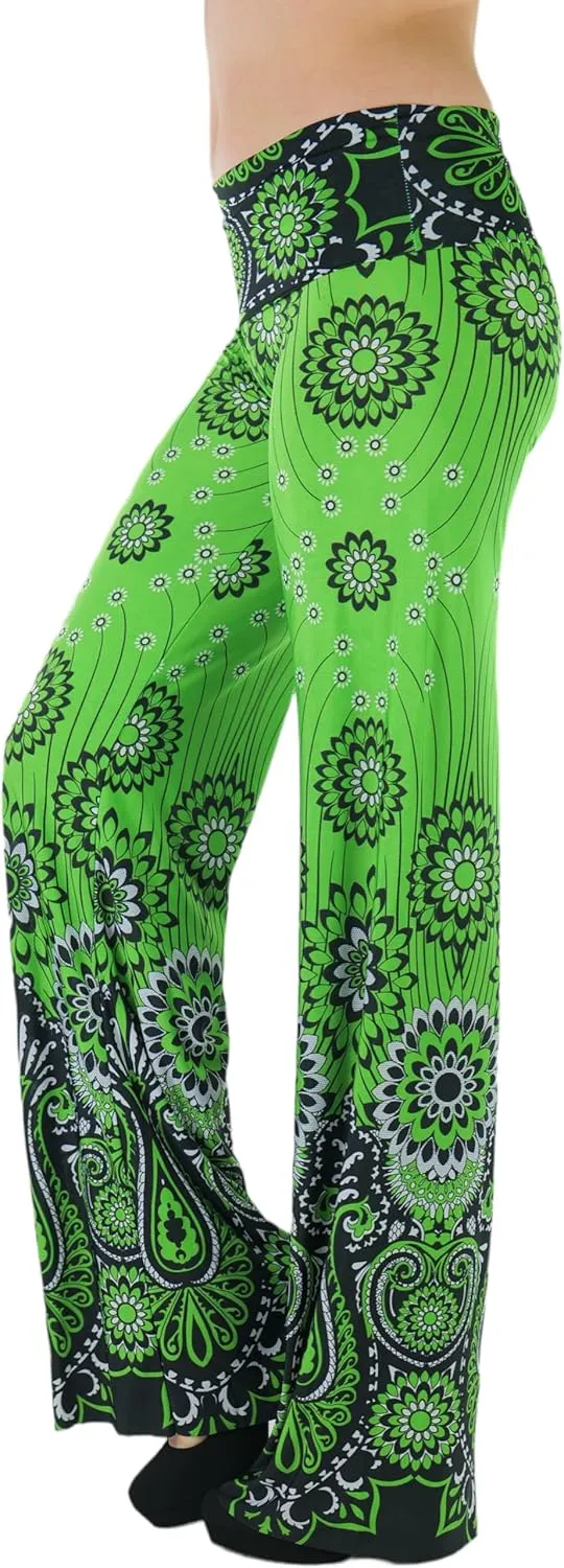 ToBeInStyle Women's Assorted Print Relaxed Harem & Palazzo Pants