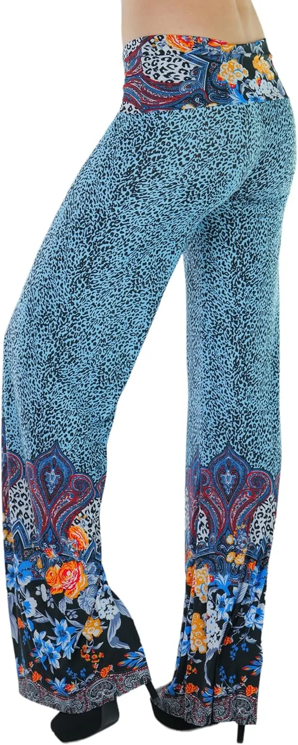 ToBeInStyle Women's Assorted Print Relaxed Harem & Palazzo Pants