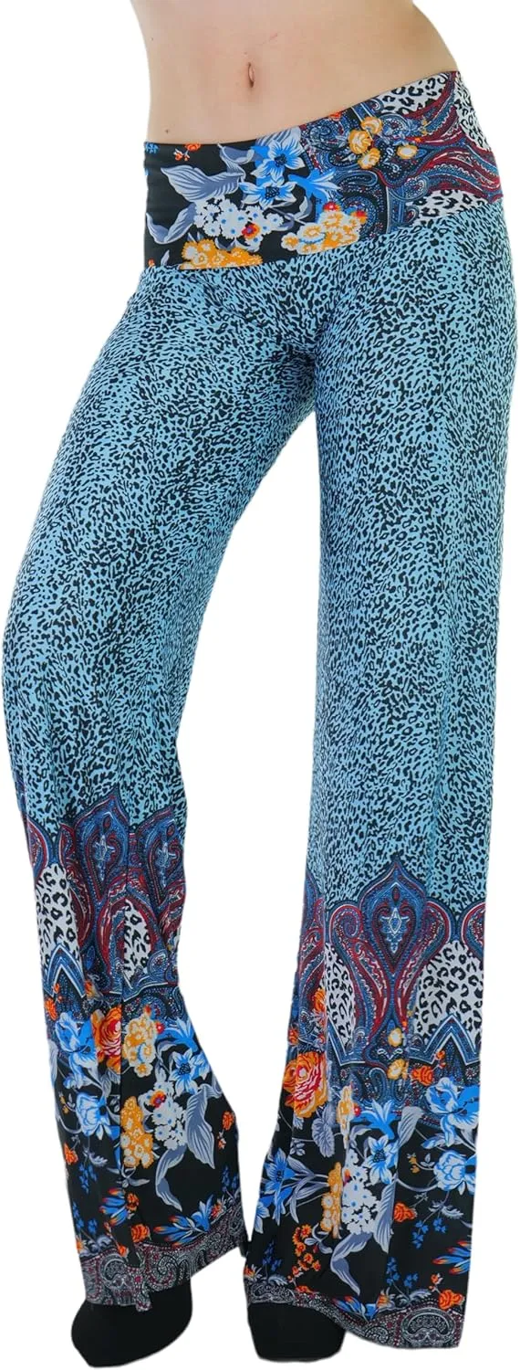 ToBeInStyle Women's Assorted Print Relaxed Harem & Palazzo Pants