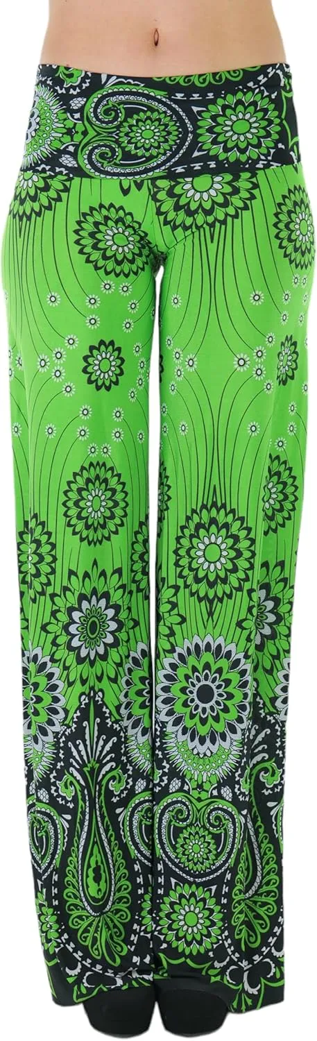 ToBeInStyle Women's Assorted Print Relaxed Harem & Palazzo Pants