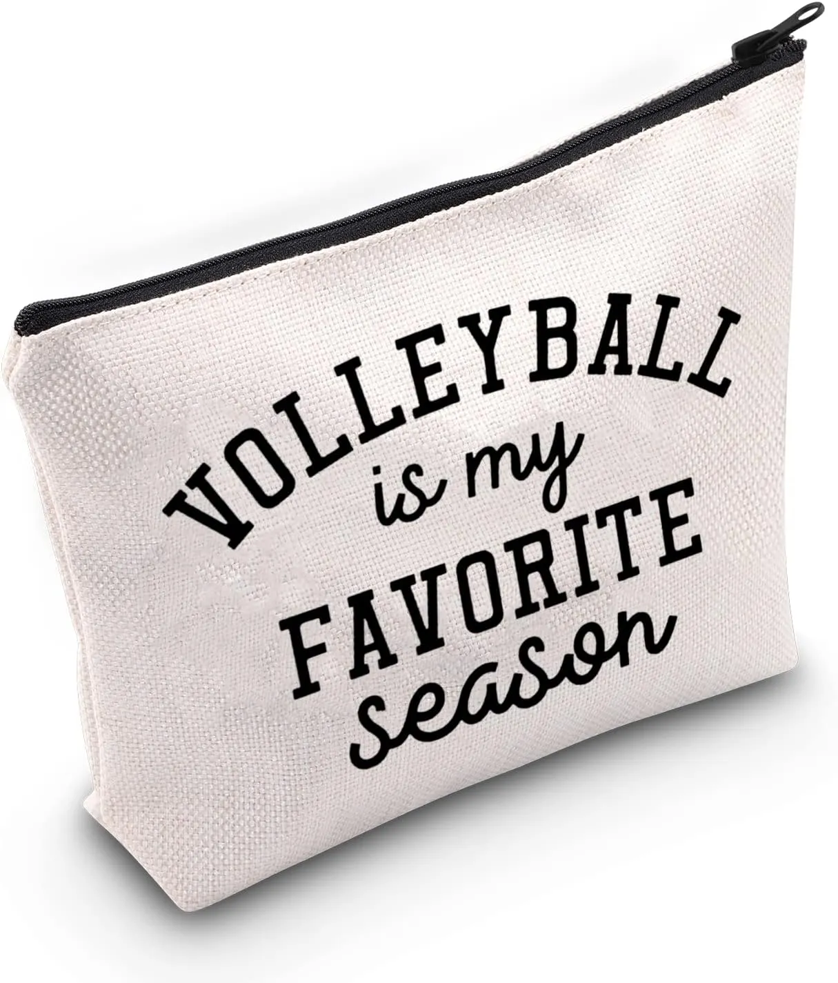TOBGBE Volleyball Lover Gift - Makeup Bag for Seasonal Fans