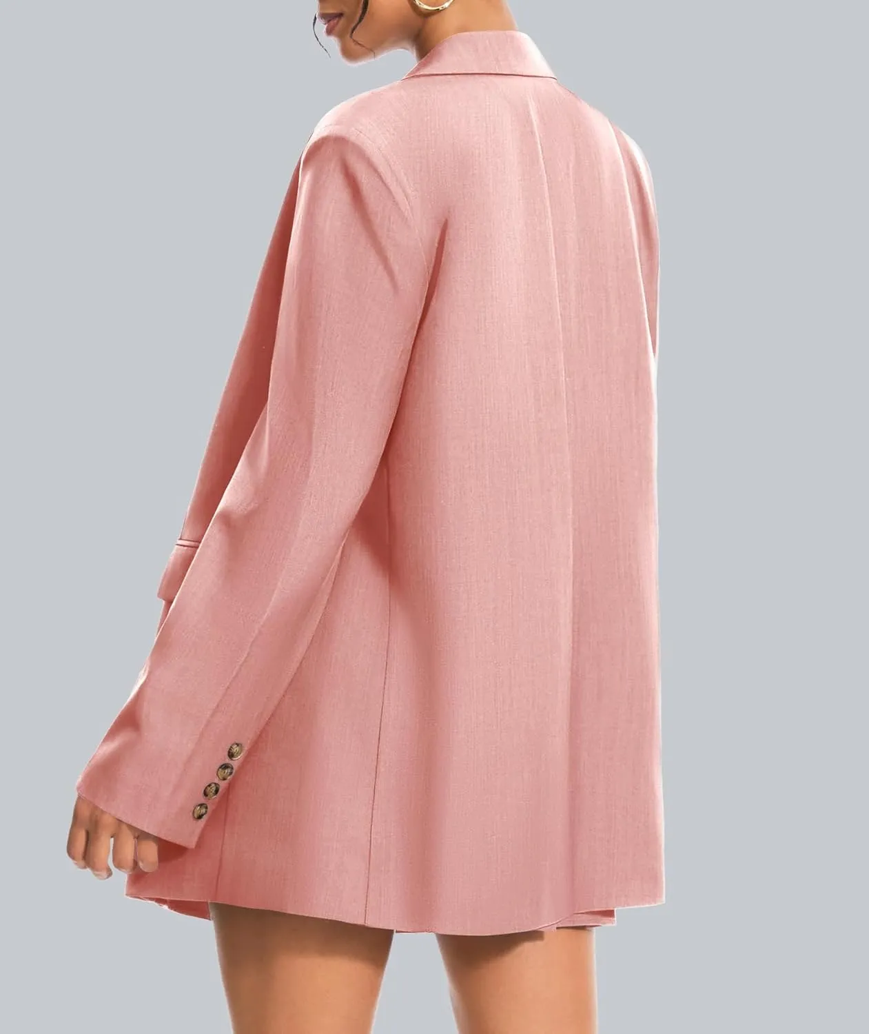 Women's 2 Piece Skirt Sets Business Casual Blazer Suit Mini Pleated Skorts Button Jackets Matching Outfits