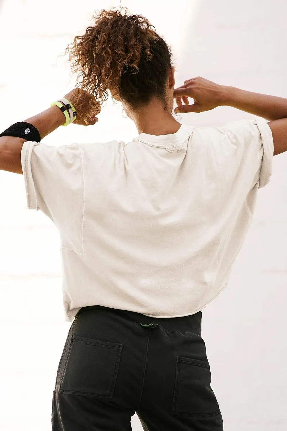 Women's Summer Short Sleeve Crop Tops Casual Basic Cotton Athletic Yoga Running T-Shirts