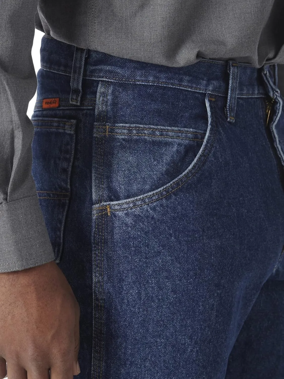 Wrangler Men's Riggs Workwear Flame Resistant Relaxed Fit Jeans