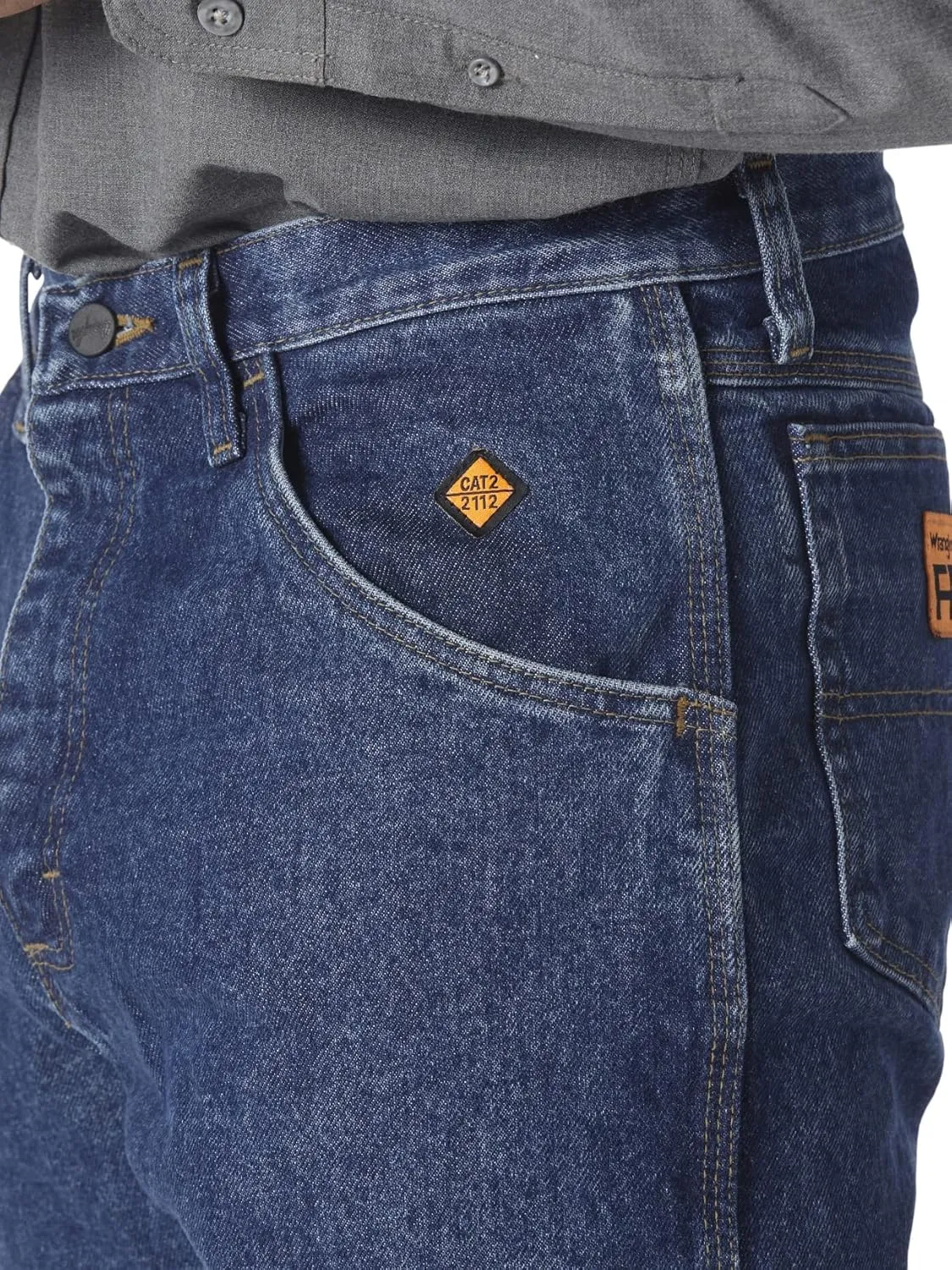 Wrangler Men's Riggs Workwear Flame Resistant Relaxed Fit Jeans