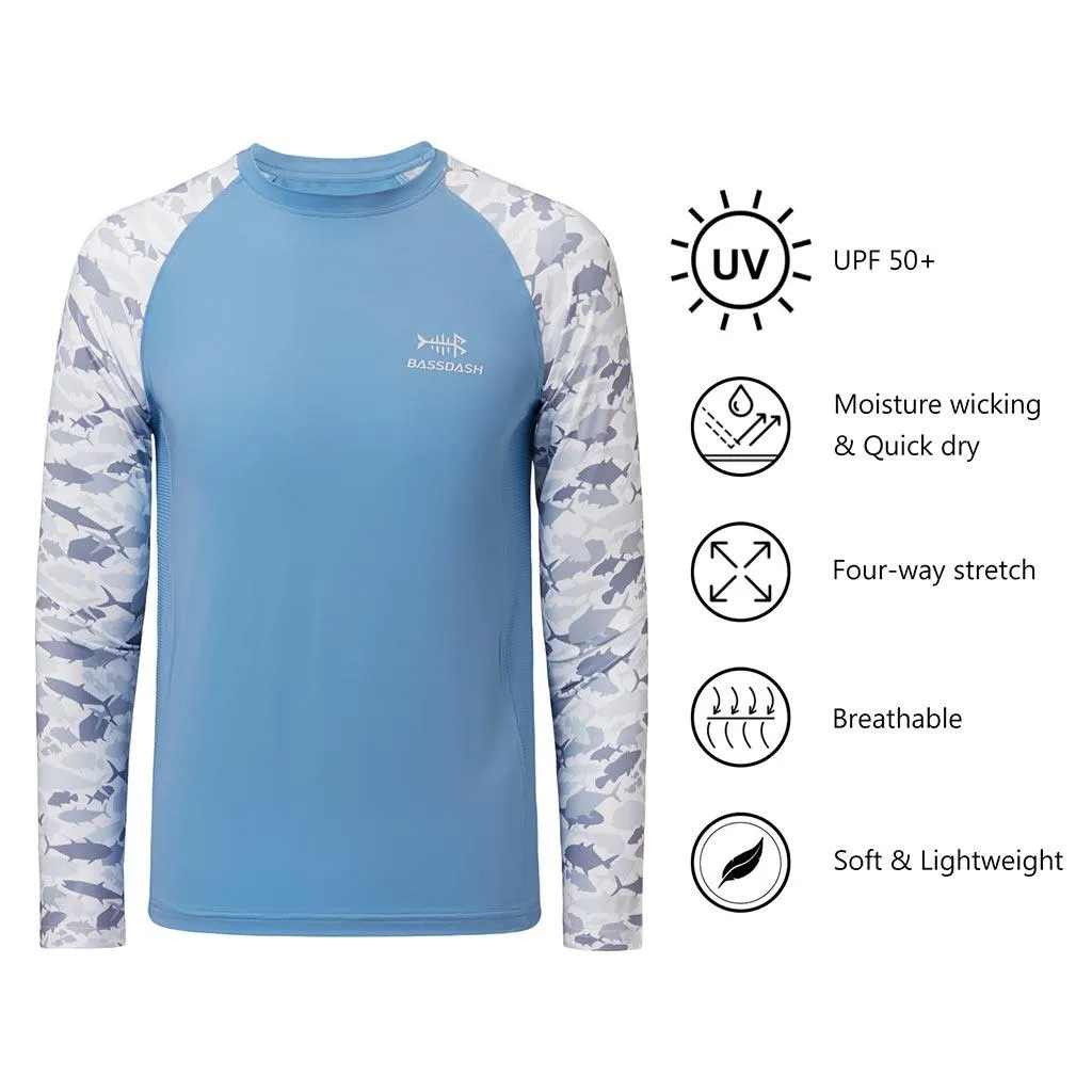 Youth UPF 50  Camo Long Sleeve Fishing Shirt FS08Y