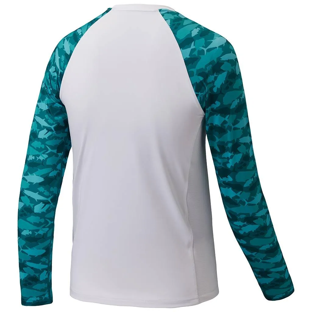 Youth UPF 50  Camo Long Sleeve Fishing Shirt FS08Y