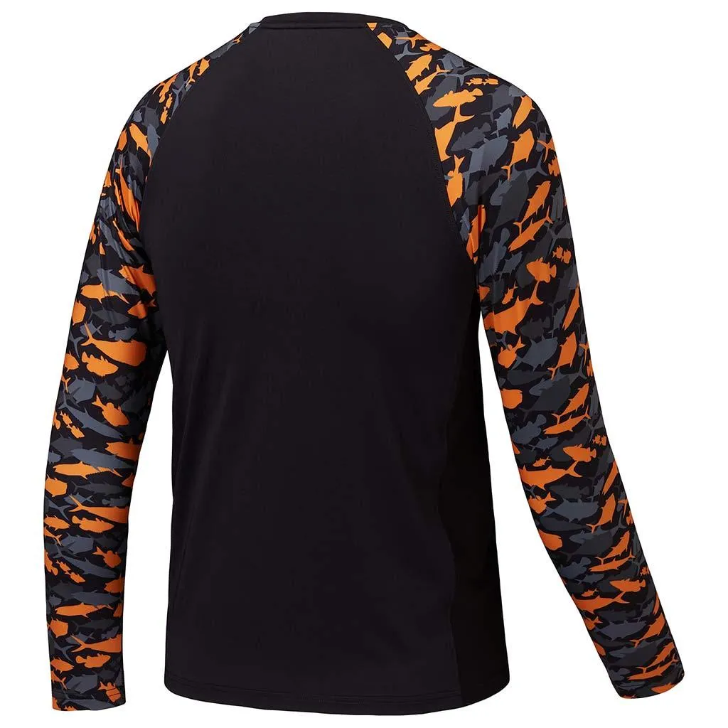 Youth UPF 50  Camo Long Sleeve Fishing Shirt FS08Y