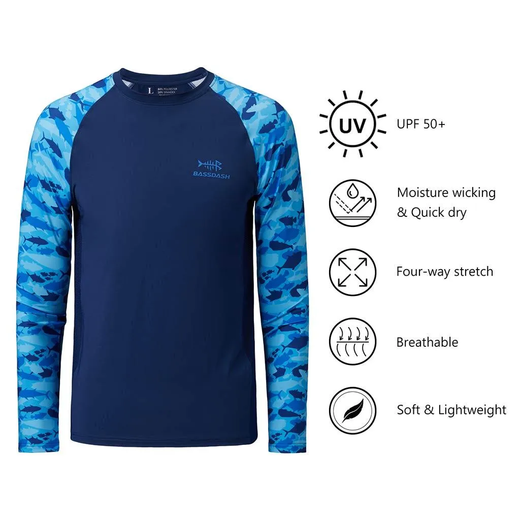 Youth UPF 50  Camo Long Sleeve Fishing Shirt FS08Y