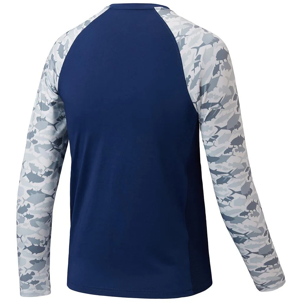 Youth UPF 50  Camo Long Sleeve Fishing Shirt FS08Y