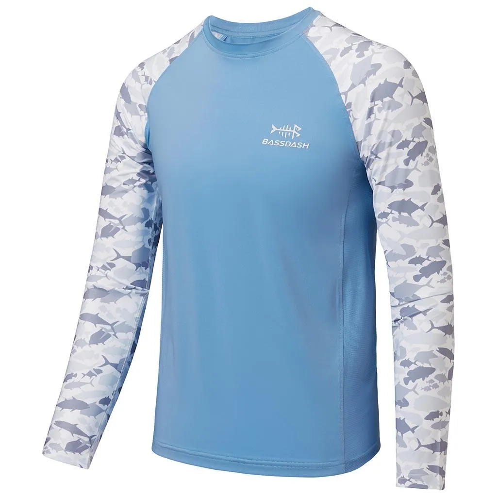 Youth UPF 50  Camo Long Sleeve Fishing Shirt FS08Y