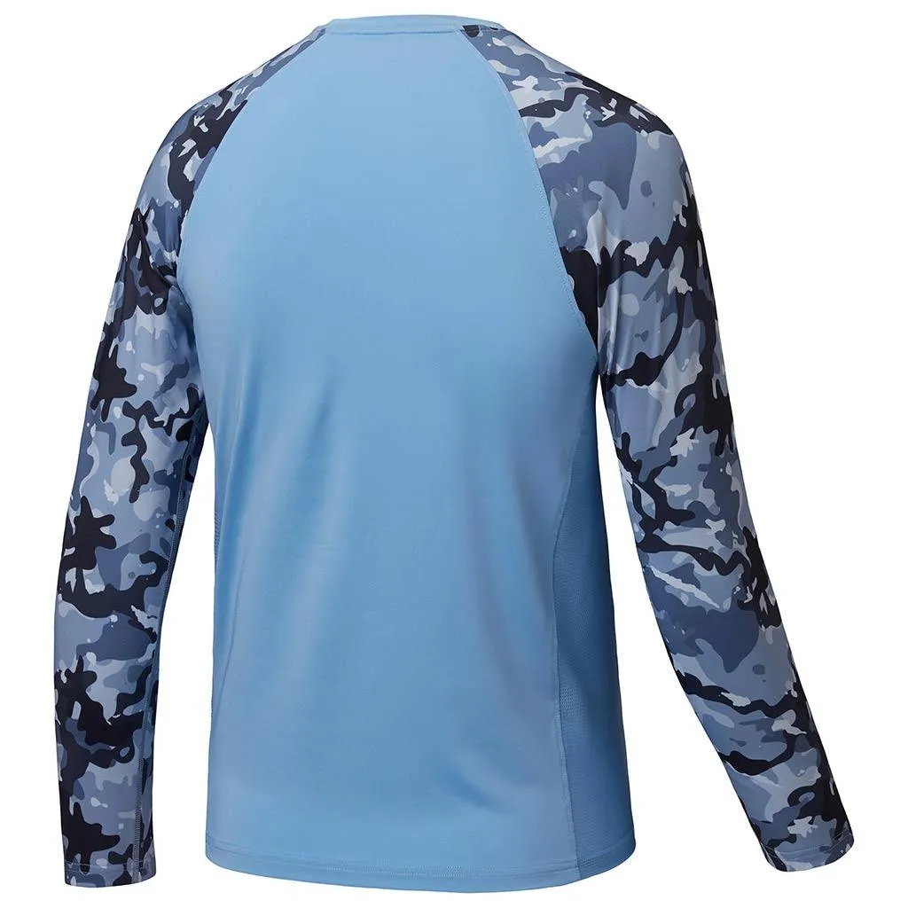 Youth UPF 50  Camo Long Sleeve Fishing Shirt FS08Y