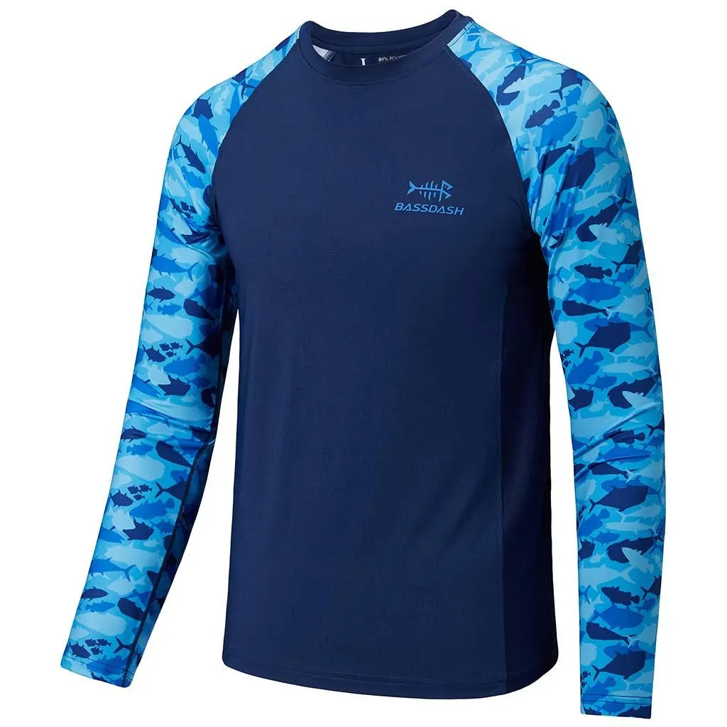 Youth UPF 50  Camo Long Sleeve Fishing Shirt FS08Y
