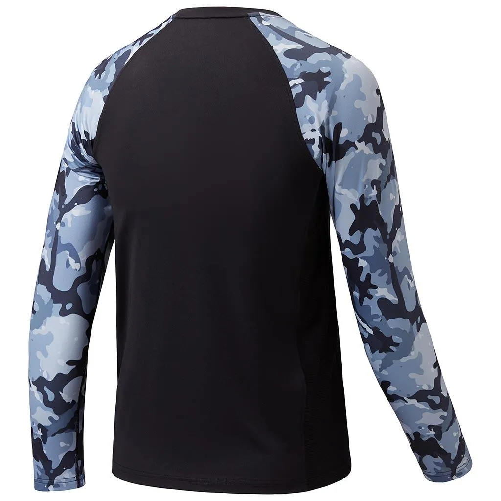 Youth UPF 50  Camo Long Sleeve Fishing Shirt FS08Y