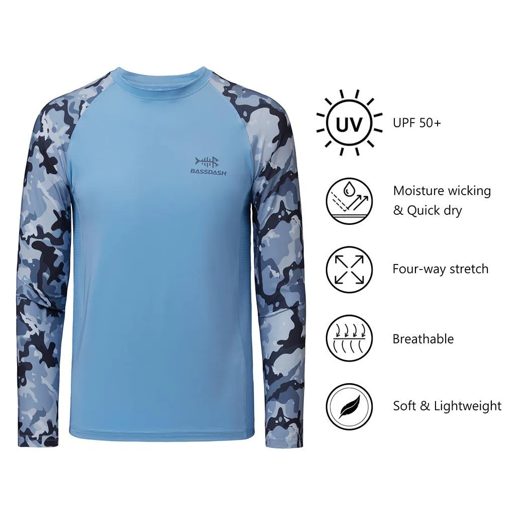 Youth UPF 50  Camo Long Sleeve Fishing Shirt FS08Y